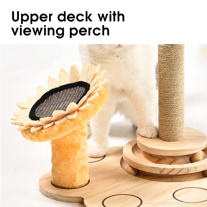 New Design Cat Scratch Board Climbing Tree Cat Toy Scratching Post Tower