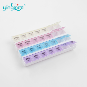 Hộp đựng thuốc 28 ngăn có đế