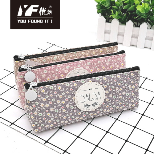 Hot sale abric girl fashion cotton pencil case