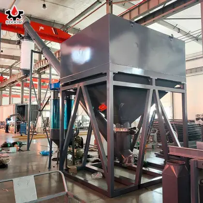 Cement Hopper Feed Silo for Big Bag Cement Storage