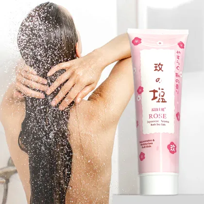 Wholesale Korean Organic Vegan Dead Sea Bath Salt Moisturizing Foaming Scrub