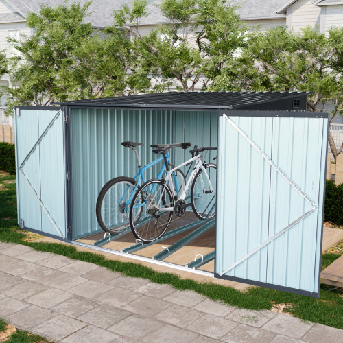 Contêiner de armazenamento de bicicleta seguro e espaçoso