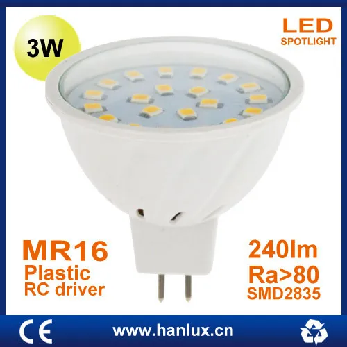 MR16 3W AC/DC12V LED bulb