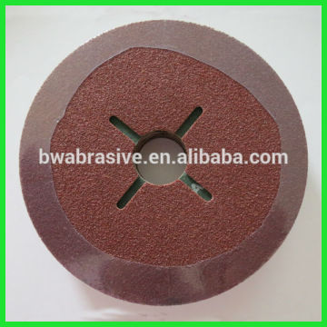 Resin bond abrasive fiber disc