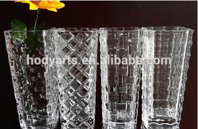 Wholesale Competitive Price, New Design and High Quality Tall Clear Glass Vases