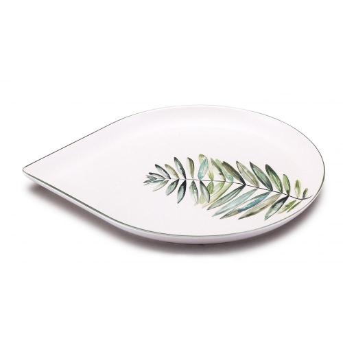 plastic angled fashion serving plate