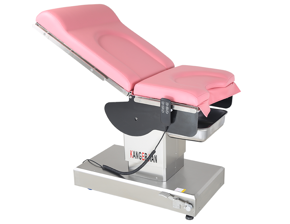 Electric gynecologic diagnostic bed