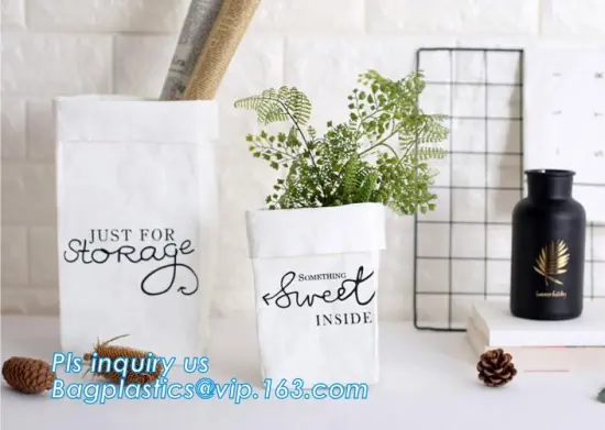 handmade eco-friendly tyvek lunch bag food bread storage bag, Custom logo printed waterproof tyvek dupont paper storage bag,