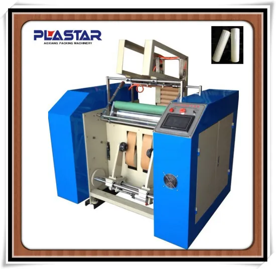 BOPP tape jumbo rolls slitting and rewinding machine