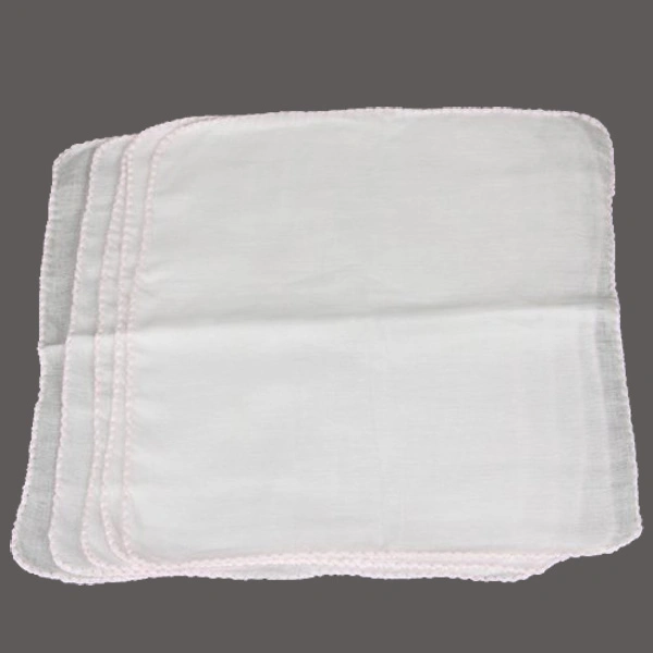 Soft Cotton Baby Muslin Feeding Cloth Handkerchiefs Pure Color Washcloths5