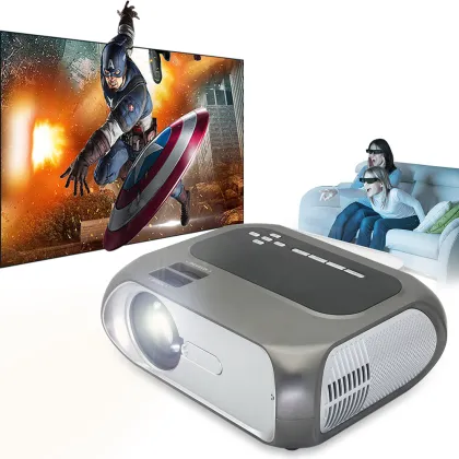 2020 T7 Digital Infocus 200 Ansi Big Wireless Screen Projection Projector with Speaker