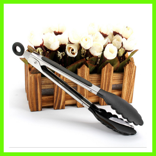 BPA Free Silicone Stainless Steel Food Tongs