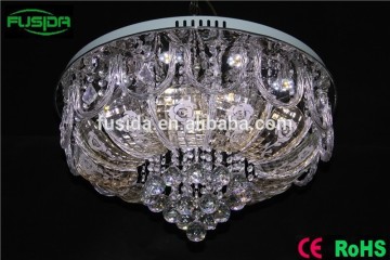 Decorative fancy crystal led ceiling light