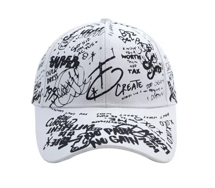 Printed baseball caps and Hats