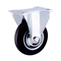 Industrial Black Rubber Rigid Casters