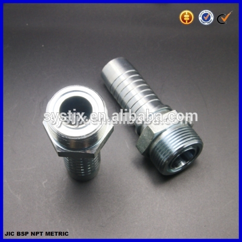 37 Degree Tapered Hydraulic Jic Male Fitting, High Quality 37 Degree Tapered Hydraulic Jic Male