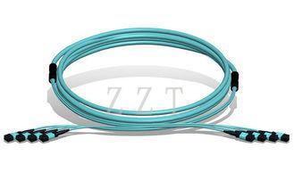 FTTH TIA-604-5 MPO Fiber Optic Patch Cord Male Connector ,