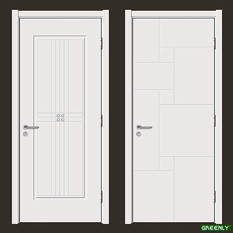 New Design Solid Wooden Door Moulded Panel doors