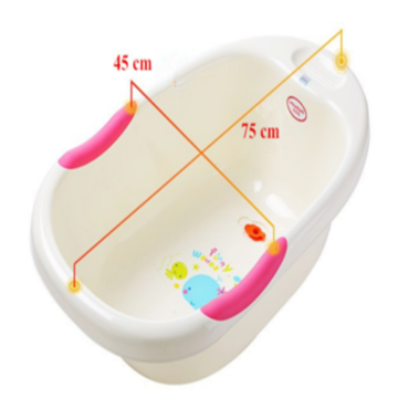 Small Size Plastic Baby Cleaning Bathtub