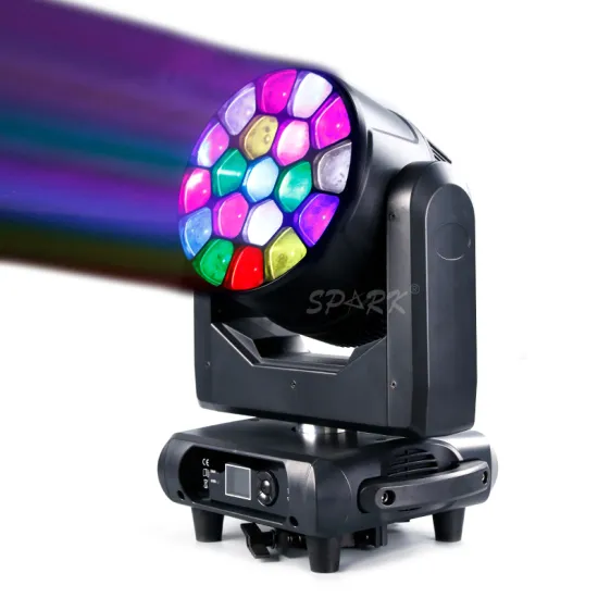 Big Bee Eye 19x40W RGBW Zoom Wash Moonflower LED Moving Head Stage Light