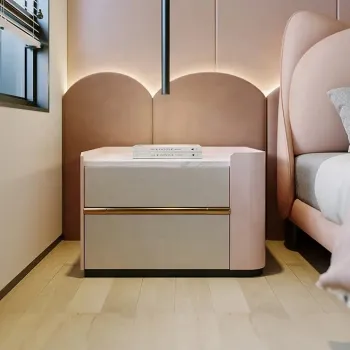 2023 Hot Sale Luxury Bedroom Furniture Supplier: Modern Nightstand & Bedside Cabinet