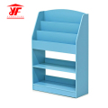 Armoire de rangement pour livre bleu en MDF pour enfants