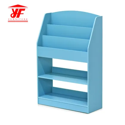 Kids MDF Blue Book Storage Cabinet