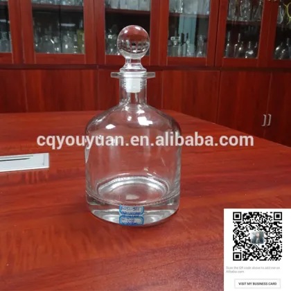 500ML Round Super Cognac Bottle Empty Ciroc Bottles