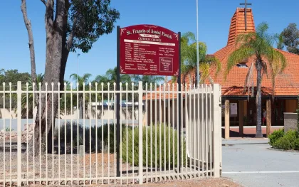 Wrought Iron Garden Security Fence
