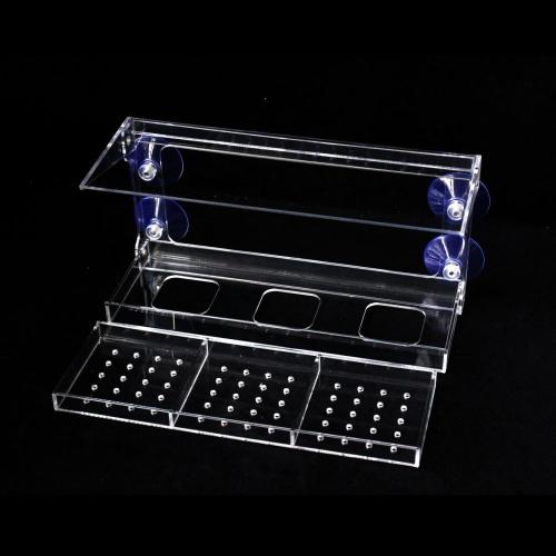Clear Acrylic Bird Feeder with Sucker Suspension