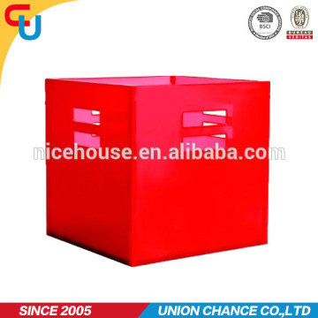 Red color good-looking clear plastic stackable shoe storage box