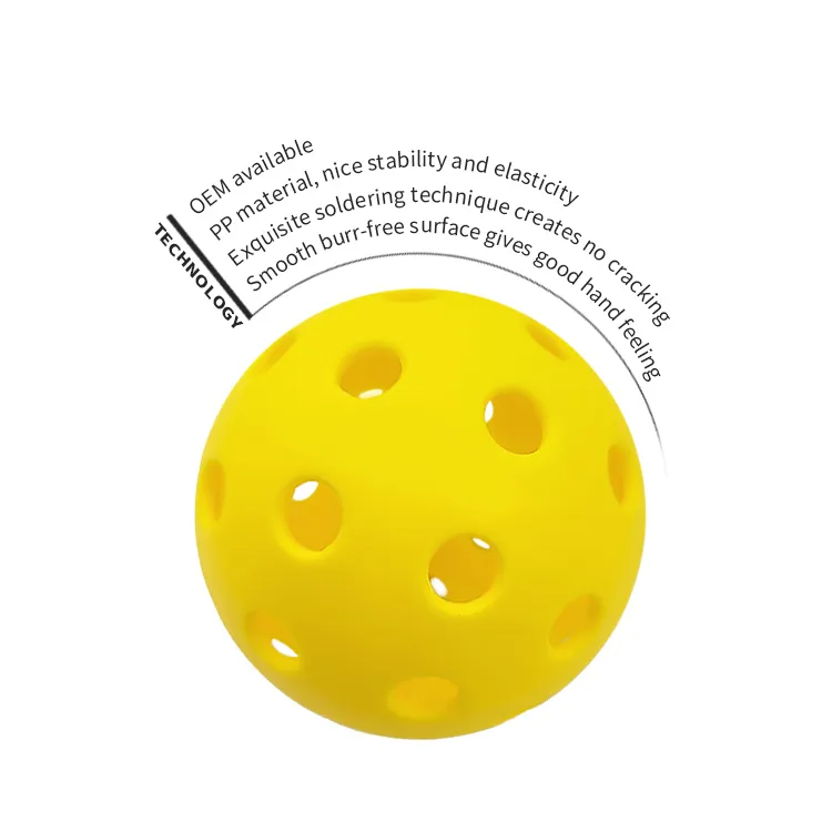 Good Quality Pickle Ball Game Custom Usapa Standard 40 Hole for Outdoor10
