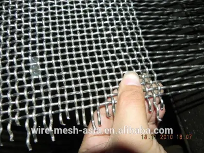 beautiful grid crimped wire mesh