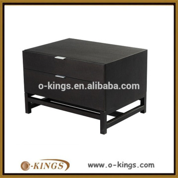 Chinese style antique desing wooden bedside table with drawer