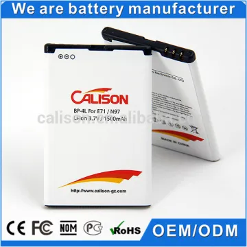 China mobile phone battery making 1500mAh BP-4L for Nokia