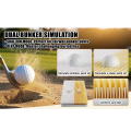 Tapete de práctica para bunker de golf, trampa de arena poco profunda y profunda