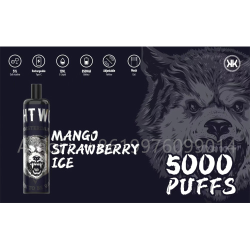 Năng lượng Vape dùng một lần 5% 5000 Puffs