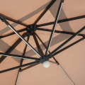 Римский зонтик с центральным полюсом для обедов на открытом воздухе
