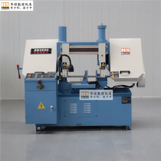 GB4230 Metal Band Saw Machine for Stainless Steel Cutting: Double Column Configuration