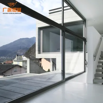 European Style Arched High Security Fixed Panel Large Glass Venting Aluminum Window