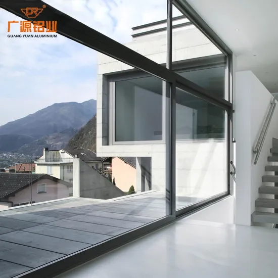 European Style Arched High Security Fixed Panel Large Glass Venting Aluminum Window