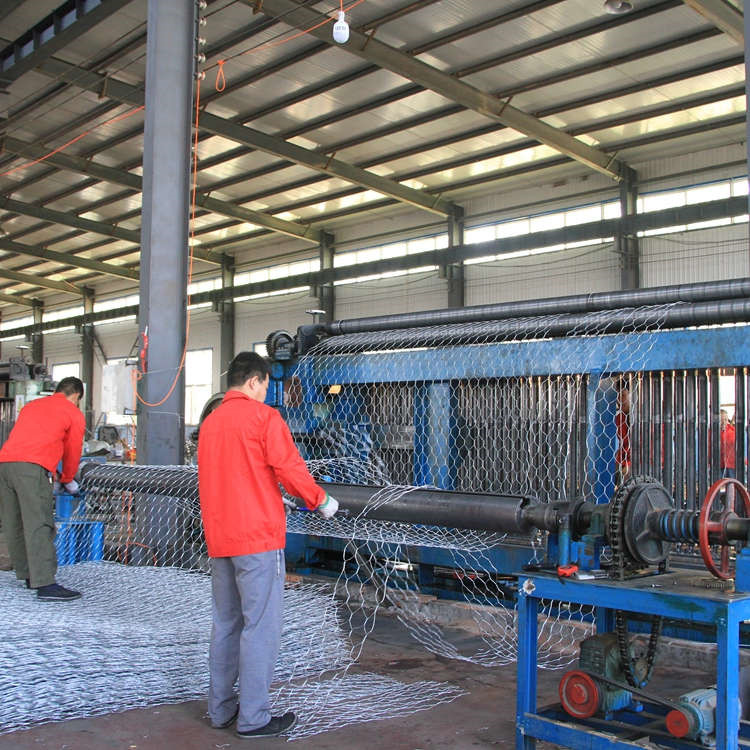 factory PVC coated Galvanized steel wire mesh gabion basket