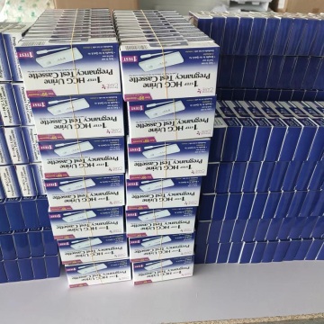 HCG Rapid Test -Kassette für schwangere OEM -Exporte für Frauen