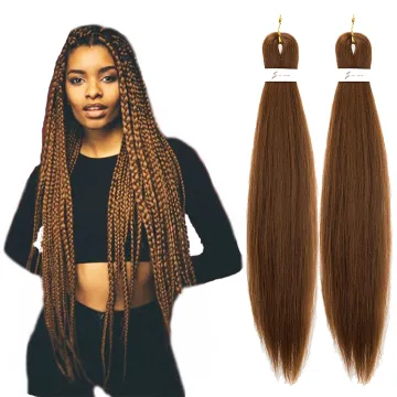 wholesale ombre braiding hair prestretched synthetic hair crochet braids pre stretch braiding hair extension