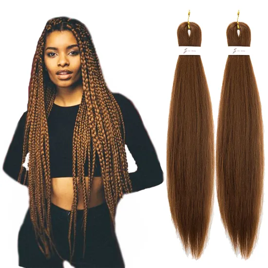 wholesale ombre braiding hair prestretched synthetic hair crochet braids pre stretch braiding hair extension