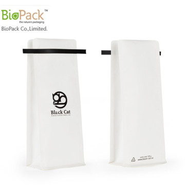 Eco Friendly Compostable Cornstarch PLA Plastic Food Packaging Bag with Zip Lock