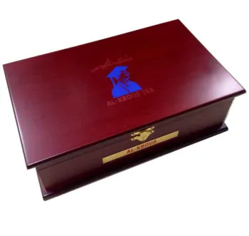 Custom Made Tea Bags Box Wooden Storage Packaging