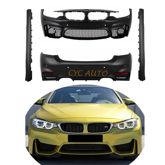 Car Bodykit Front Bumper Grille Rear Diffuser Side Skirt F82 M4 Style for BMW 4 Series F32 Coupe