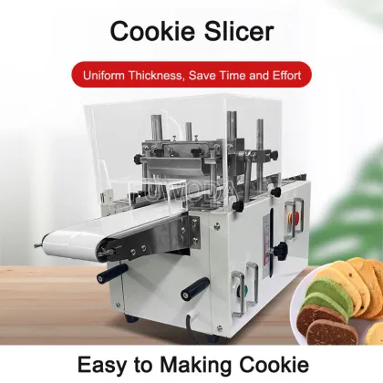 Automated Cookie Dough Slicer: Perfecting Biscuit and Frozen Dough Cutting for Cranberry Shortbread Cookies