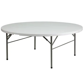China Wholesale Cheap Plastic Dining Round Folding Tables and Chairs for Events